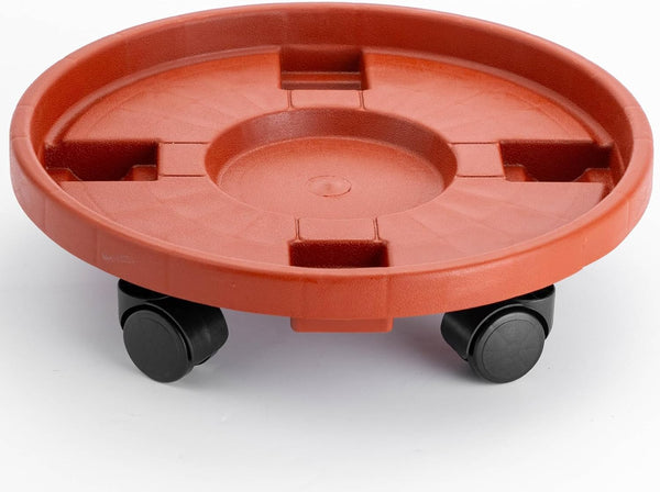 Doseno 13 Plant Caddy with Wheels Round Rolling Plant Stand for Indoor