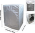 QLLY Washer/Dryer Cover for Front-loading Machine - Waterproof, Dustproof, Sun-Proof, W27"D33"H39" (Basic Silver)