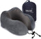 Travel Pillow, Best Memory Foam Neck Pillow for Sleeping, Airplane Car & Home Use (Grey)