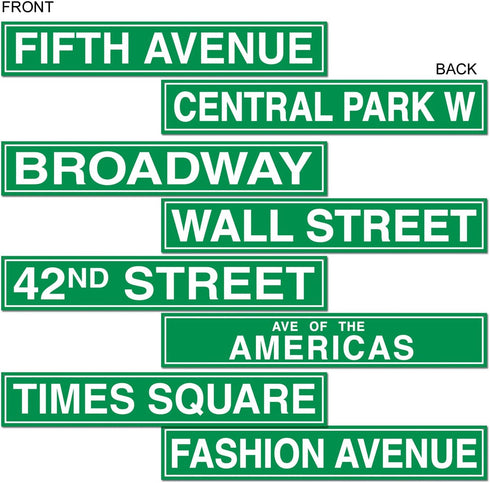 Beistle NYC Street Sign Decoration