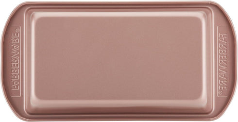 Farberware Nonstick Bakeware 9 Inch x 5 Inch Meatloaf Pan in Rose Gold