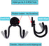 MINI Magnetic Towel Hook Hanger Rack by YYST for Kitchen, Sports, Hand Gym - Holds up to 0.5 Lb - No Towels Included (1)