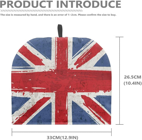 British Flag Union Jack Tea Kettle Cover, Durable Teapot Cozy for Home Kitchen and Tea Party Decor Accessories
