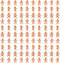 200pcs Mini Plastic Baby Party Preference Baby Shower Decoration
