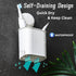 2 Pack LEVERLOC Powerful Suction Toothbrush Holder, Removable Drill-Free Wall Shower Holder for Toothbrush, Toothpaste