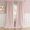 DUALIFE Back Tab and Rod Pocket Curtains 120 Inches Long - Thermal