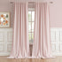 DUALIFE Back Tab and Rod Pocket Curtains 120 Inches Long - Thermal