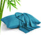 BEDELITE Queen Size Pillow Cases Set of 2, Cooling Rayon Derived from Bamboo, Silky Soft Envelope Pillowcases (Teal,