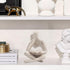 MinrzPet Bookshelf Decor, Reading Thinker Sculpture Figurine, Coffee Table Decor, Entry Way Table Home Decor