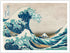 The Great Wave off Kanagawa Vintage Japanese Woodblock Print by Hokusai, 12x16in Bamboo Fine Art Paper