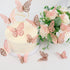 36 3 3 3D Pcs Butterfly Wall Decor, Styles Sizes Rose Gold Butterfly, Wedding & Birthday Party Decorations, Girls