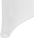 Peomeise 4FT Spandex Table Cover Rectangular Stretch Tablecloth (White, 4FT)