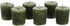 Aroma Naturals Votive Candles, Essential Oil with Juniper Spruce and Basil, Evergreen Holiday, 6 Count