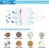 Leadaybetter HV343amz Filter Replacement for Shark Rocket DeluxePro Zero-M, 8 Pack for HV345 HV343 ZS350 ZS351 ZS351C