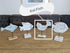 Wooden Fish Lake House Decor, Handmade Beach Decoration on Base Stand for Shelves, Table, Office, Living Room (Koi Fish)