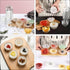 BESTonZON Small Glass Bowls Set, 6pcs 2.3 inch Mini Prep Pinch Bowls for Cooking, Small Kitchen Dessert Bowls