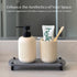 2PCS Countertop Water Absorbing Stone Soap Tray for Kitchen Bathroom Sink, Quick Dry Diatomaceous Earth Drying Rack