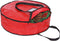 ProPik Christmas Wreath Storage Bag 24" - Heavy Duty Container with Tear Resistant Material, 24” X 8” (Red)