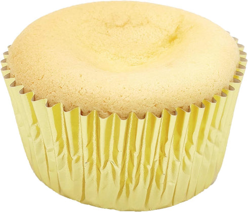 Standard Gold Foil Cupcake Liners, 100-Count Muffin Baking Cups for Party and More