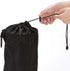 Clothespin Bag Hanging Clothesline Peg Organizer Storage Bags, Dust-proof (Black)