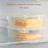 WonLiq 2 Pack-Cheese slicer Storage Containers with lids airtight Keeps slice Cheese Fresh and Delicious Reusable