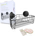 Gecko-Loc Corner Bathroom Shower Caddy shelf organizer suction cup wall storage basket