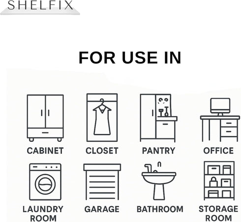 3/4" 3/4" Customized White Shelves Cut to Order - Cabinet Shelf Custom Size Shelf - Melamine Shelves Cut to Order