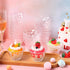 60 6 oz Rtteri Pcs Plastic Dessert Cups Clear Ice Cream Sundae Tasting Bowls, Mini Round Swirl Tulip Shape Party Buffet
