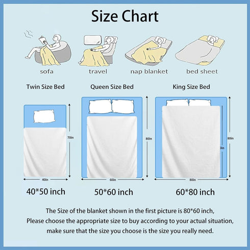 Cute Sheep Lambs Soft Throw Blanket, 40x50 Inch Lightweight Warm Flannel Fleece for Couch Bed Sofa Travel Camping
