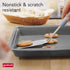 GoodCook 15” x 10.5” Nonstick Carbon Steel Baking Pan & Raised Wire Rack Set for Pizza, Bacon, and Multipurpose Cooking