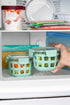 2-Pack 2 Ello Duraglass Cup Reusable Glass Container Jar with Leak Proof Lids and Protective Silicone Sleeves | Perfect