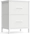 SONGMICS Dresser for Bedroom, Chest of Drawers, Nightstand, Steel, MDF, 2 Non-Woven