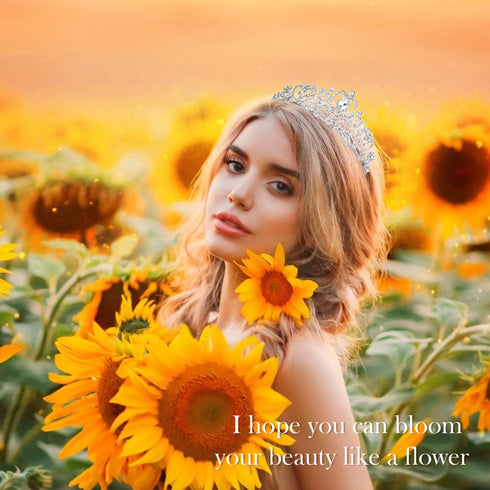 VELSCRUN Tiara for Women, Happy Birthday Queen Tiara with Birthday Girl Sash, Rhinestone Crown for Girls