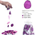 300pcs Artificial Silk Rose Petals, Reusable Fake Purple Flower Petals for Wedding and Party Decoration