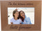 CustomGiftsNow The Love between sisters lasts forever - 4x6 Inch Wood Picture Frame (Horizontal)