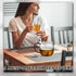 2 Pack Tea Infusers for Loose Tea, Extra Fine Mesh Stainless Steel Tea Strainers with Extended Chain Hook and Drip Tray