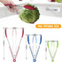 Hotec Premium Stainless Steel Locking Kitchen Tongs with Silicone Tips, Set of 3 - 7", 9", and 12"