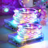 YAOZHOU Easter Decorations Pastel Fairy String Lights Indoor, Battery Operated Powered with