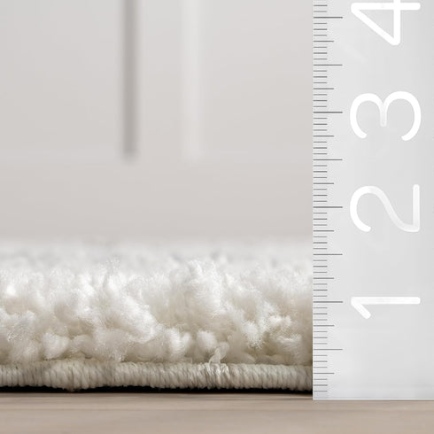 nuLOOM Tess Moroccan Shag Area Rug - 2x6 Runner Shag Rug for Living Room