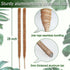 Soupiar 2-Pack 28" (13.2ft Bendable Moss Pole for Monstera, Rust-Free Aluminum Core Plant Support Stakes, Sturdy Stakes