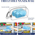 Blue-1 Cerbonny Small Cooler Bag Freezable Lunch Bag for Work School Travel,Small Lunch Bag,Small Insulated Bag