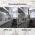 Silver Contact Paper, Thicken Stainless Steel Metallic Waterproof Peel and Stick Wallpaper for Kitchen Cabinets and