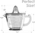 Glass Measuring Cup 2-Cup with Lemon and Lime Juicer, Manual Juicer, and Liquid Measuring Cup