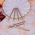 Luter 48Pcs Metallic Birthday Candles in Holders for Tall Birthday Cake and Long Thin Cupcake Decoration
