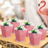 5 Oz-Plastic-Dessert-Cups: 30 Pack SHOPDAY Square-Clear-Cup-with-Spoons, Small Parfait-Cup Mini Plastic Appetizer