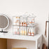 Yieach 7.5"H Drawers,4 Pack Closet Countertop Stackable Storage Clear Acrylic Drawer Organizer for Vanity,Under