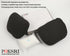 2pcs Adjustable,11.8x7.5,Inner Car Neck Pillow for headrests,Support Drive Seats Head Cushion Pillows,Superfiber
