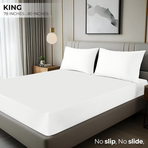 '-1 Utopia Bedding King Fitted Sheet - Bottom Sheet - Deep Pocket - Comfy Microfiber - Easy Care Fitted Sheet Only