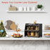 Goozii Countertop, Counter Large Bread Box for Kitchen Black Bread Storage Container for Homemade Bread, Double Layer
