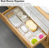 Poeland 15 Pcs Frosted Drawer Organizer Tray Storage Box for Bedroom, Bathroom, Kitchen, Dresser